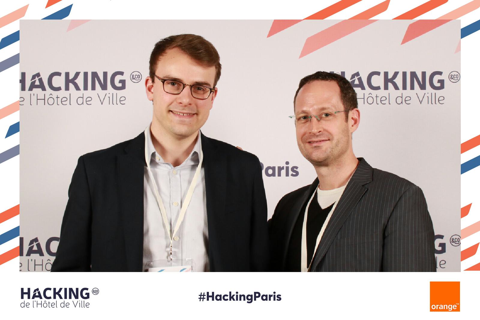 Geoffrey et Gaël au Hacking de l’Hotel de Ville à Paris (21 mars 2019)